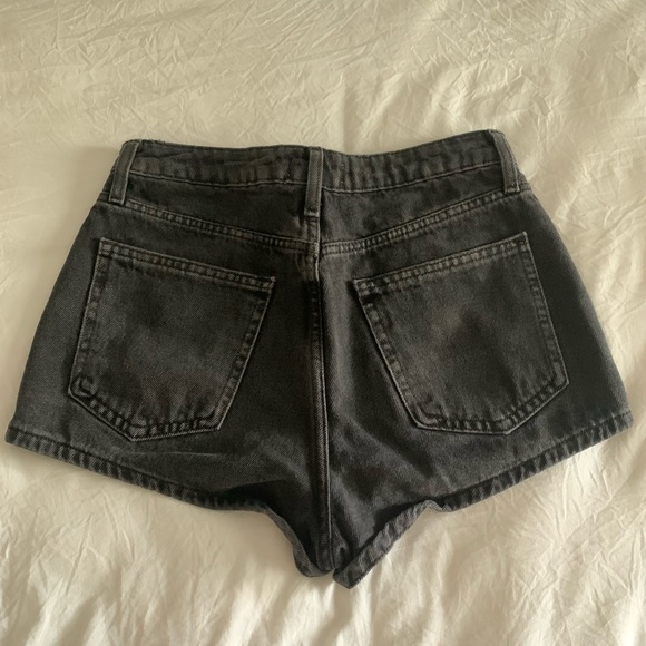 high waisted jean shorts - Picture 3 of 3